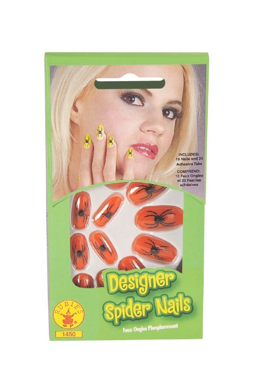 Adhesive Halloween Party Nails ~ 12 Pack