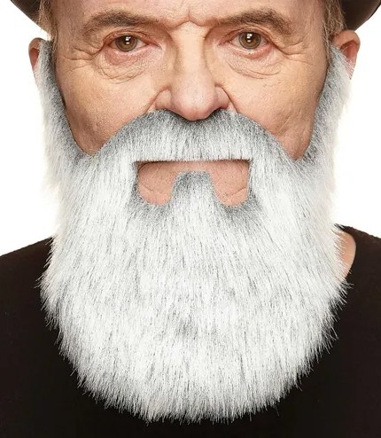 Mustache &amp; Beard Old Merchant