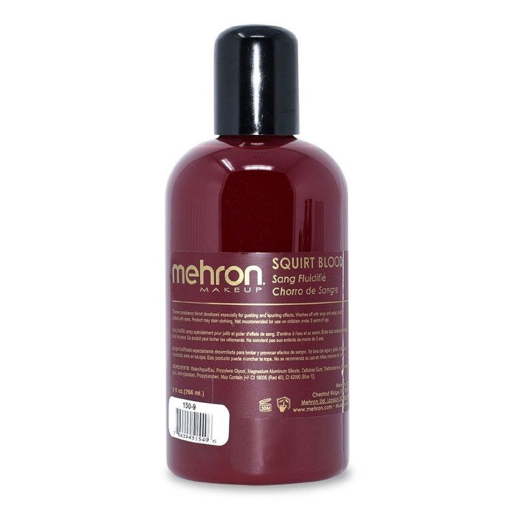 Mehron Squirt Blood Bright Arterial 9oz