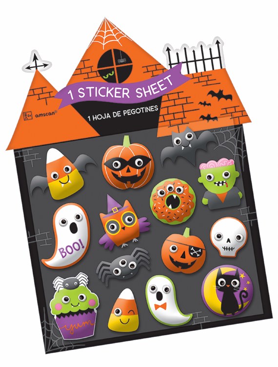 Halloween Puffy Stickers
