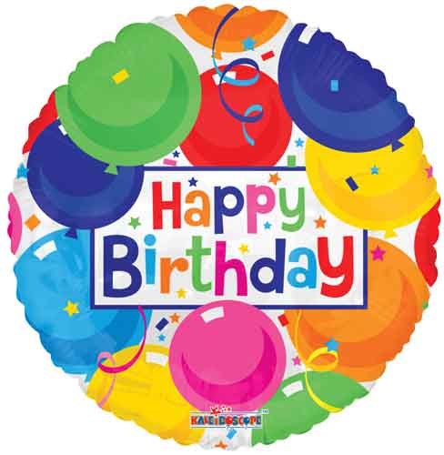 MYLR HB Colorful Balloons 18"