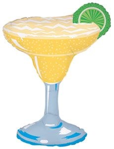 Margarita Shape • Jumbo 36&quot; Mylar Helium Balloon