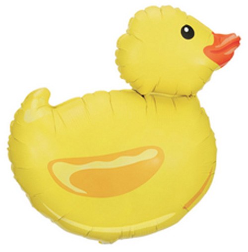 Bird • Rubber Duckie • Jumbo 29&quot; Mylar Helium Balloon