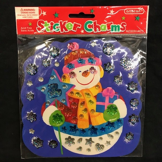 Snowman Sticker Charms