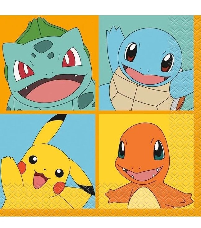 Pokemon Lun Napkins 16ct