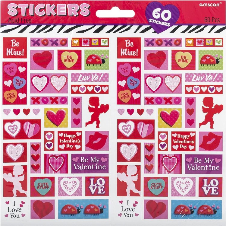 Stickers Sheets Valentines