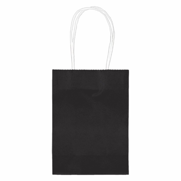 Gift Bag 5in Kraft Black