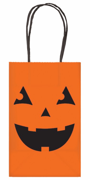 Gift Bag Jack-O-Lantern