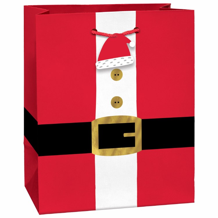 Gift Bag Small Santa Coat