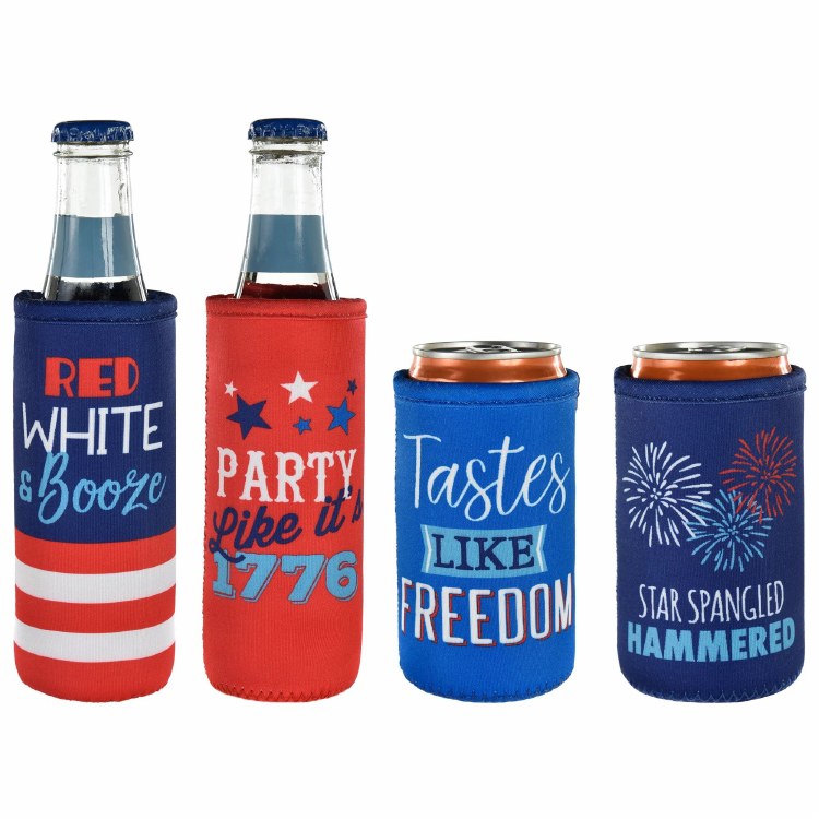 Patriotic Drink Cover 4ct