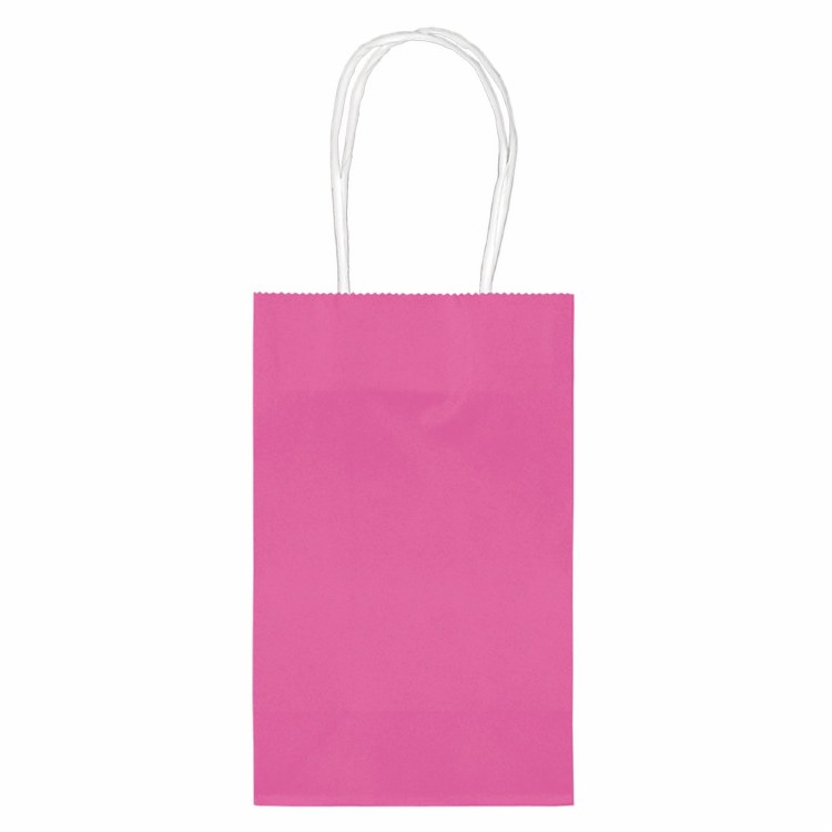 Gift Bags Sm Bright Pink 10pk