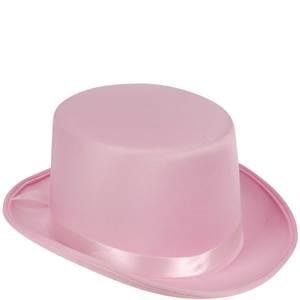 Top Hat Pink Satin