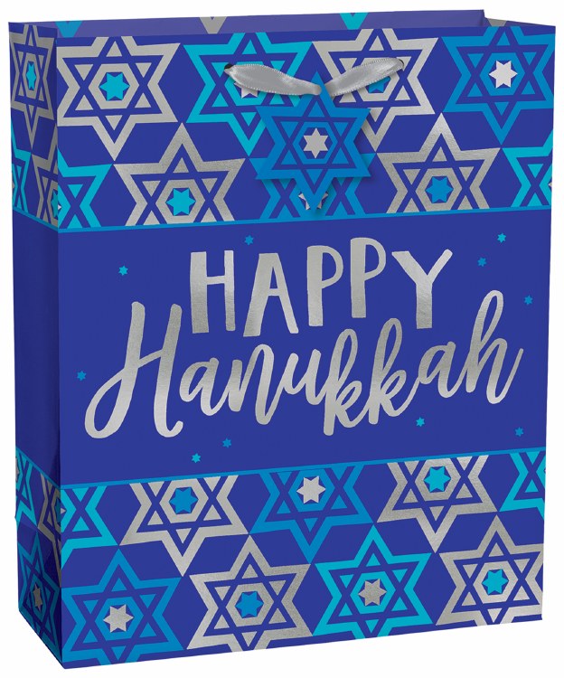Gift Bag Happy Hanukkah Med