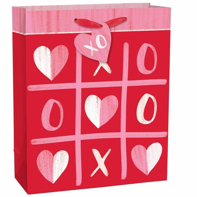 Valentine Gift Bag XOXO  Lg