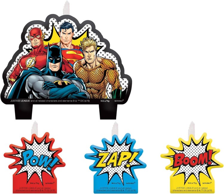 Justice League Candle Set