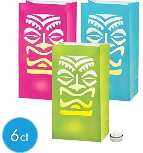 Tiki LED Luminaries 6ct