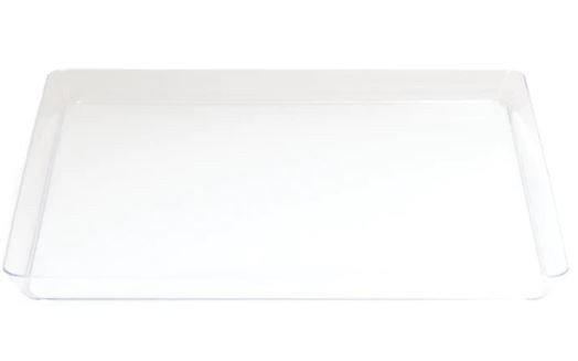 Tray Plast Square Clear 11.5"