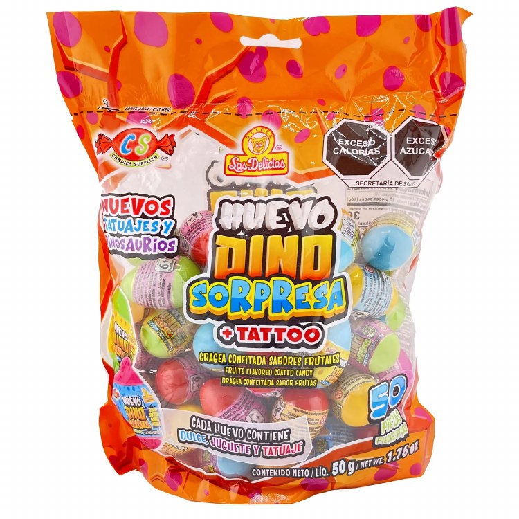 Candy Filled Dino Egg 50ct