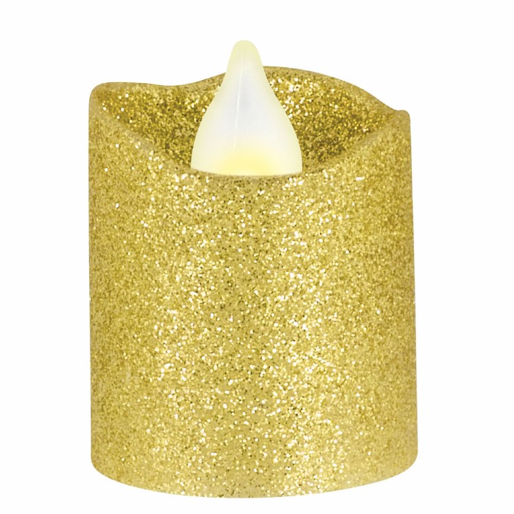 LED Votive Candles Gold 6pk