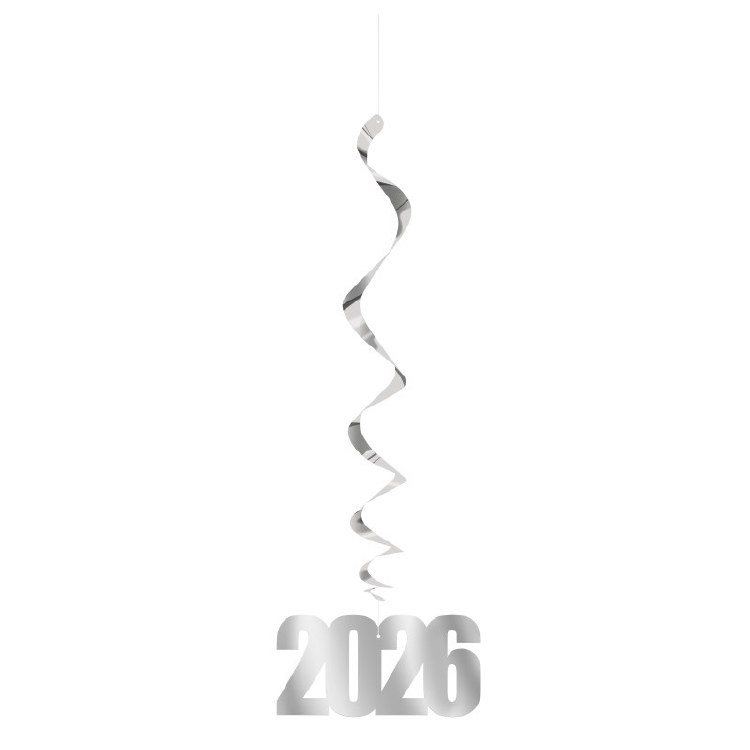 2026 Hanging Swirl Decor 3ct