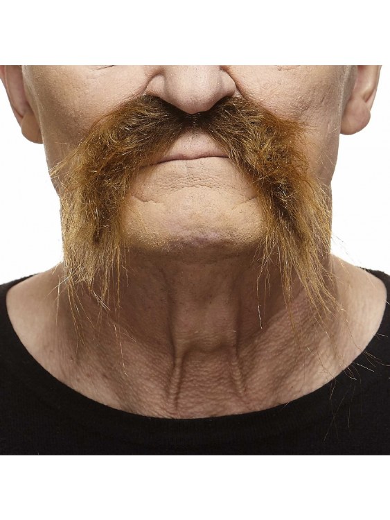 Moustache Long Hairy Brown