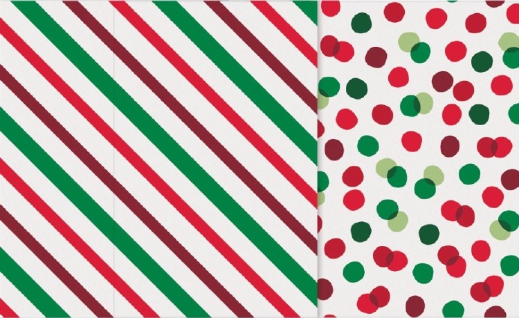 Tissue Paper Christmas Prints