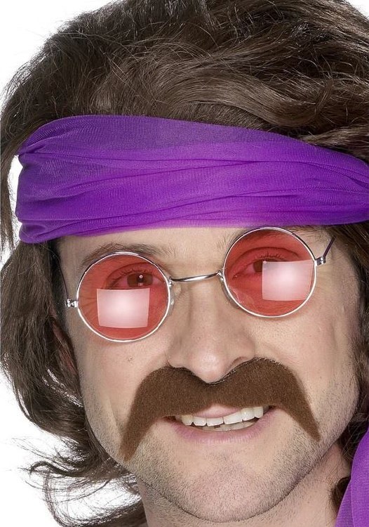 60s/70s Moustache Brown