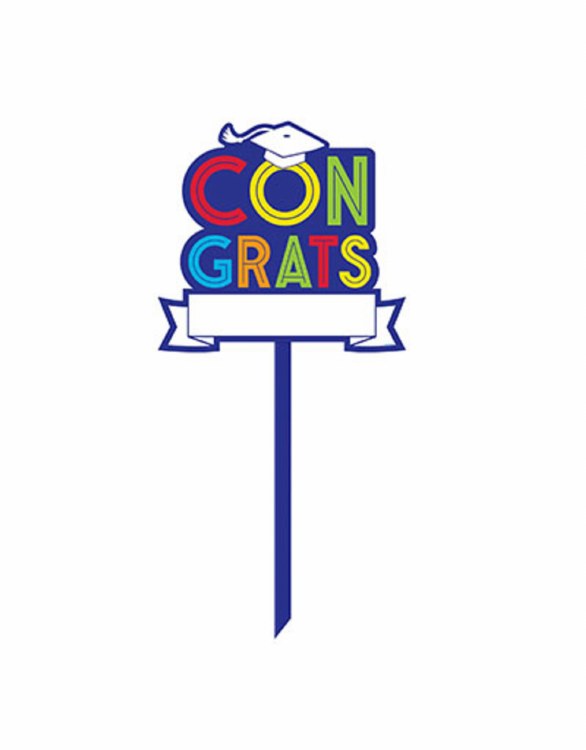 Grad Contrats Yard Sign Custom