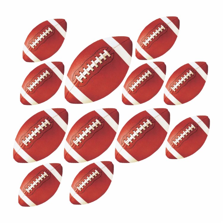 Football Cutouts 12ct