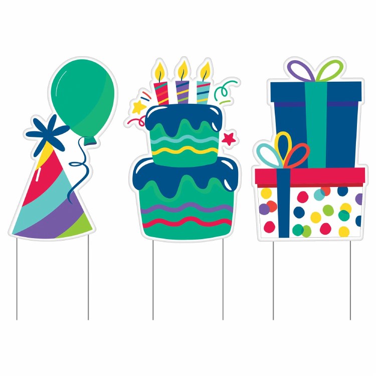 Birthday Party Yard Signs