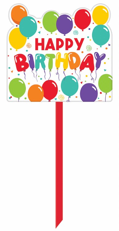 Birthday Celebration Yard Sign