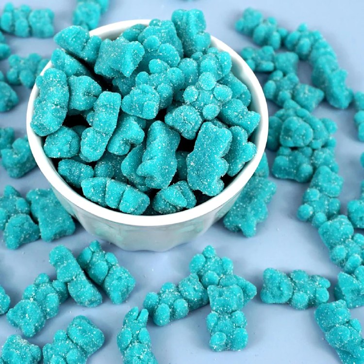 Sugared Gummy Bears Blueberry