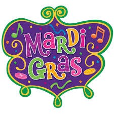 Mardi Gras Cutout