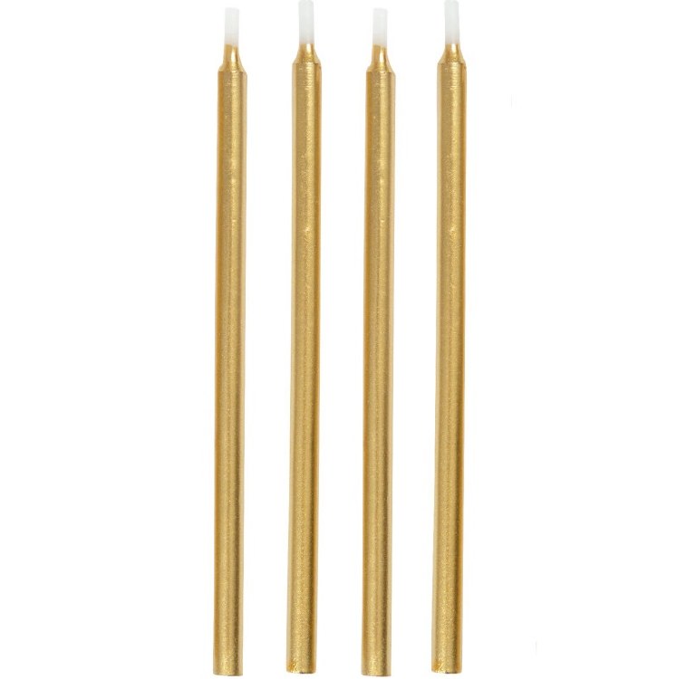 Candles 5 in Thin Gold 12ct