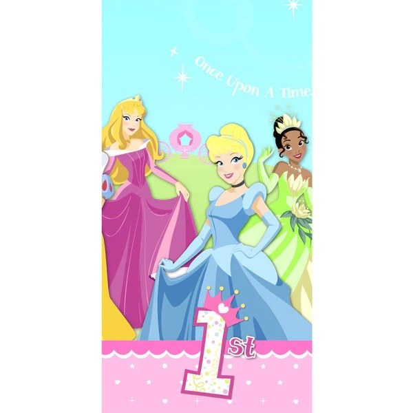 1st Bday Princess Table Cover