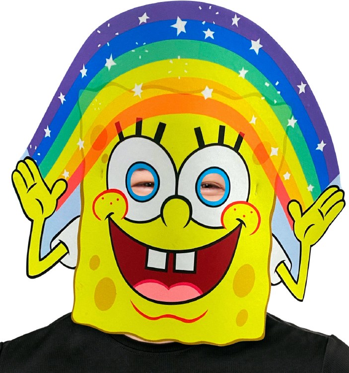 Mask Rainbow Spongebob