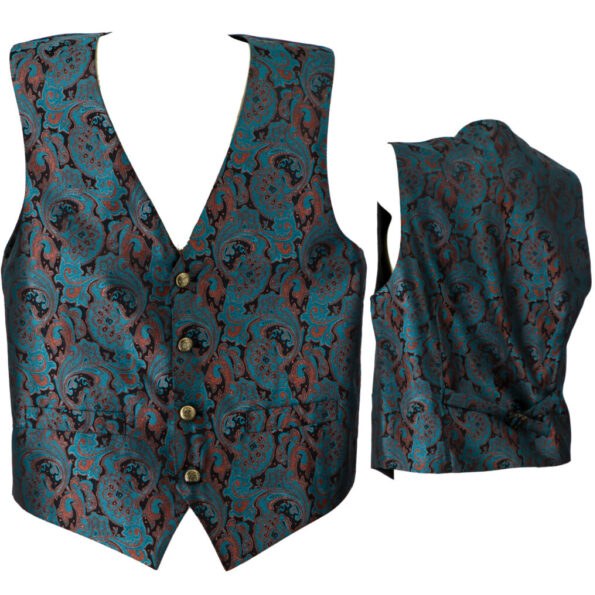 Pirate Vest Paisley 2XL