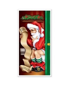 Door Cover Santa Restroom