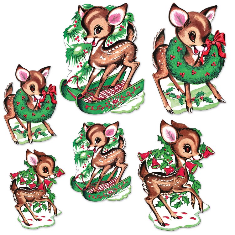 Christmas Reindeer Cutouts
