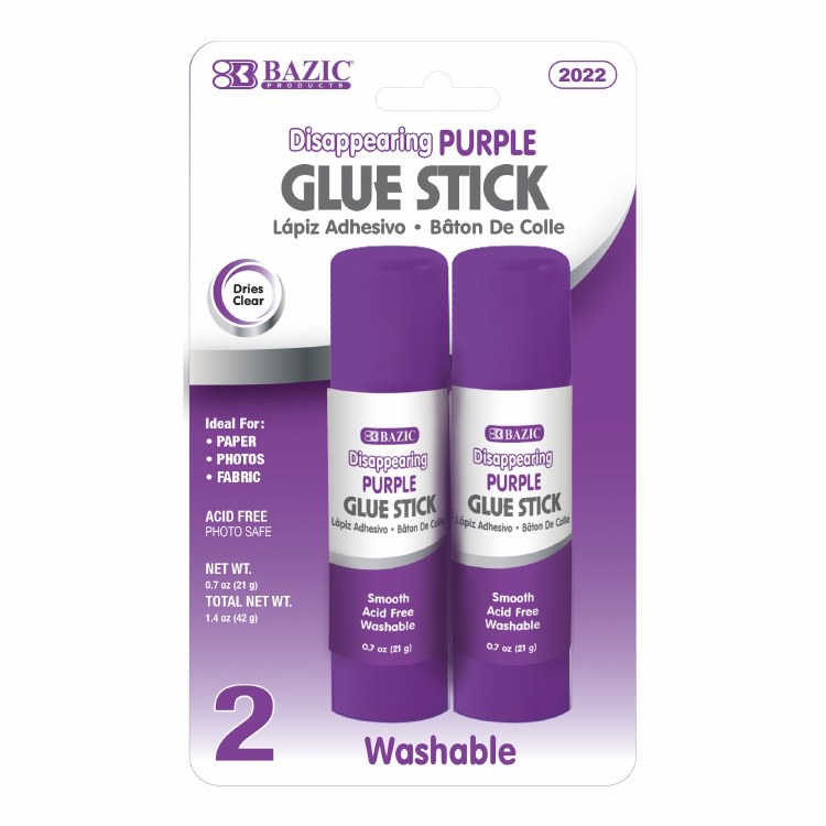 Glue Stick Purple Lg