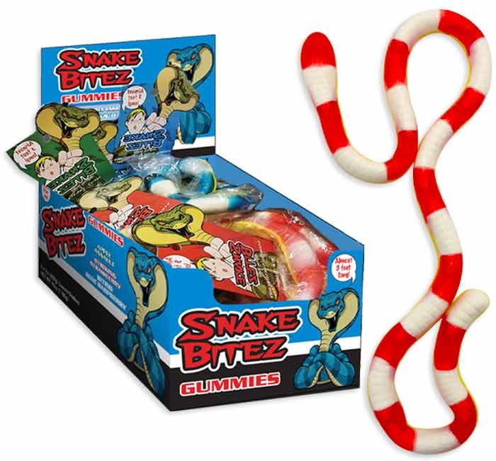 Candy Snake Bites Gummies 3ft