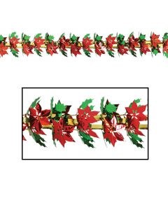 Poinsetta Garlnd Foil