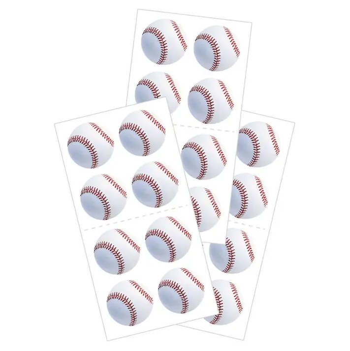 Sticker Sheet Baseballs