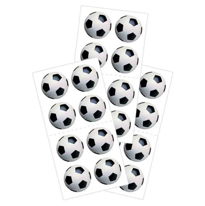 Sticker Sheet Soccer Balls
