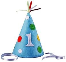 First Bday Felt Hat 1pc