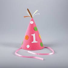 First Bday Felt Hat 1pc