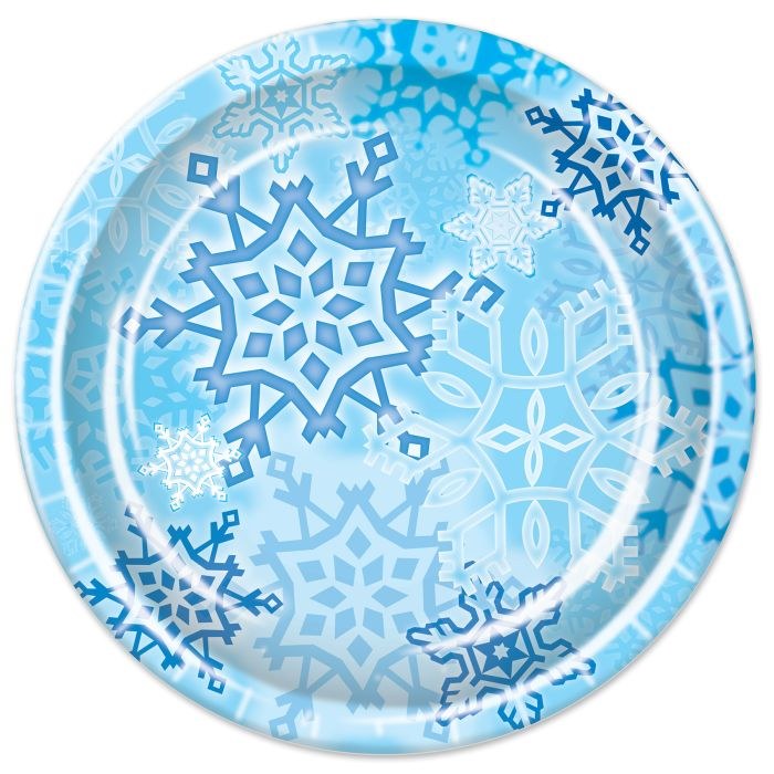 Snow Flake 9in Plate
