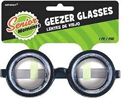 Over The Hill Geezer Glasses