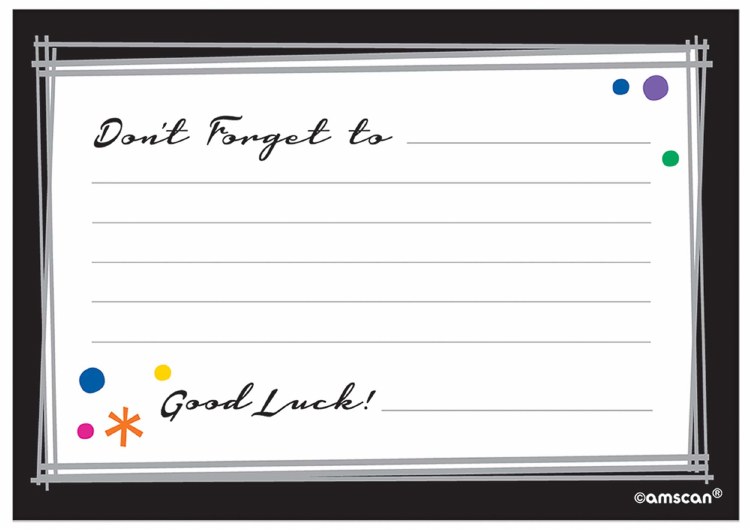 Officially Retired Advice Card