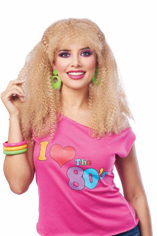 80's Crimped Blonde